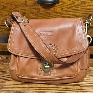 Auth Coach Leather Shoulder Bag! Factory edition of 65th anniversary bag. *EUC*